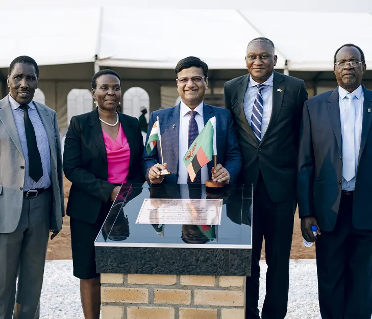 Zambia facility groundbreaking